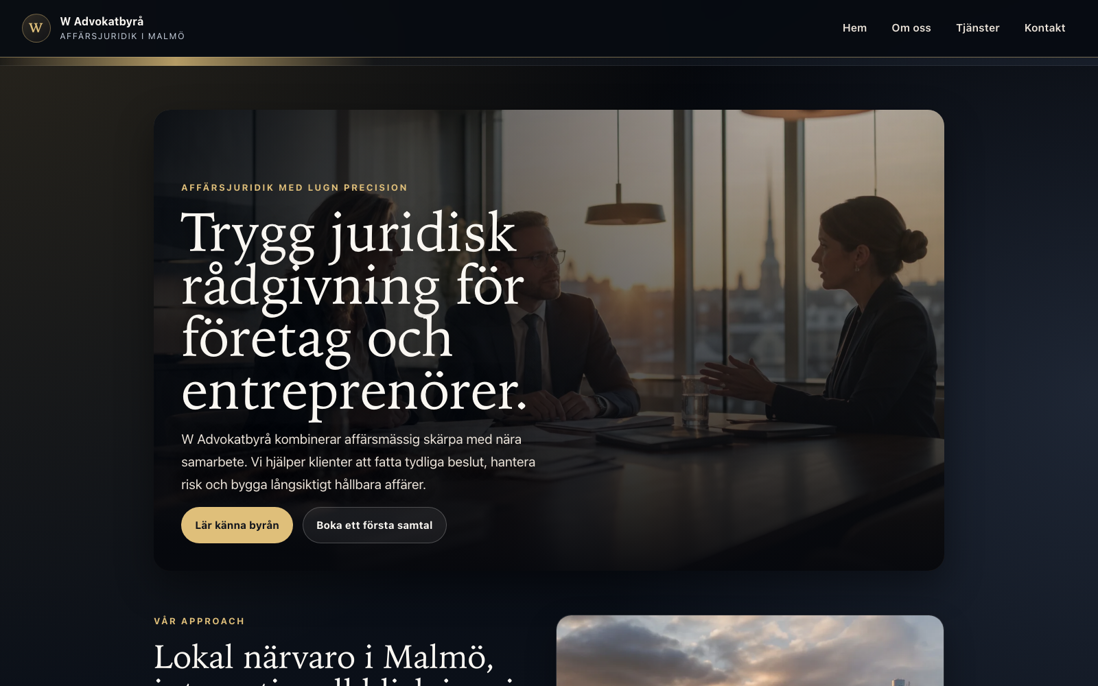 Advokatbyrå Site