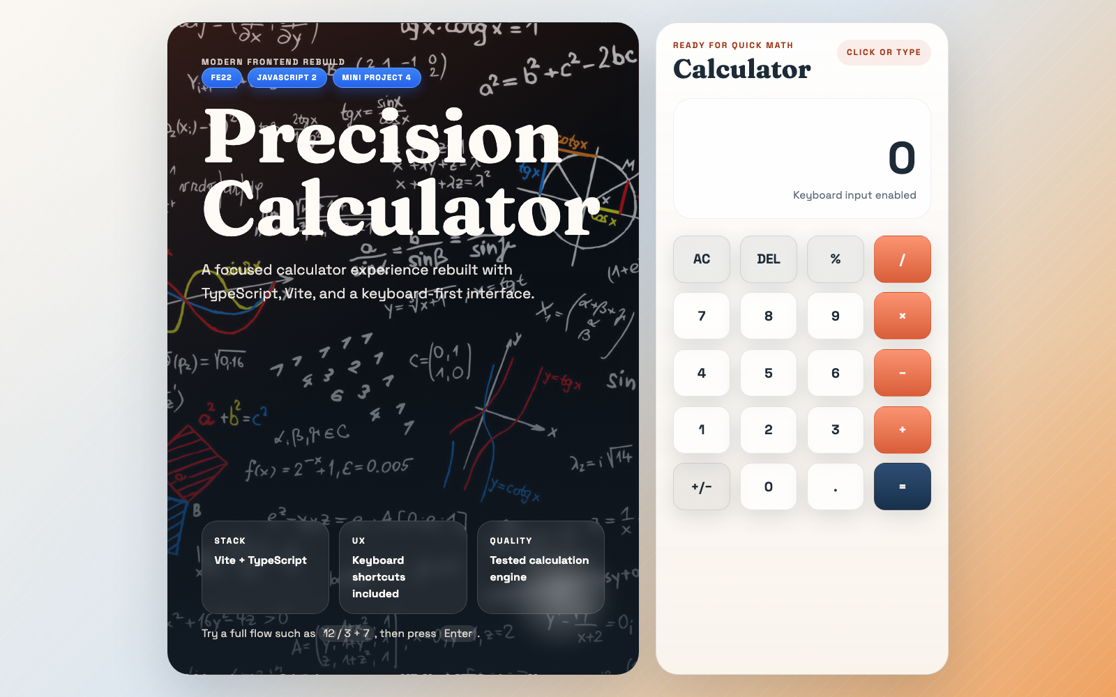 Calculator App — Project overview